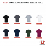 HC24 Honeycomb Short Sleeve Polo